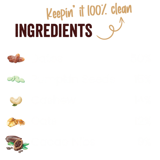 Cacao Nibs Energy Bar