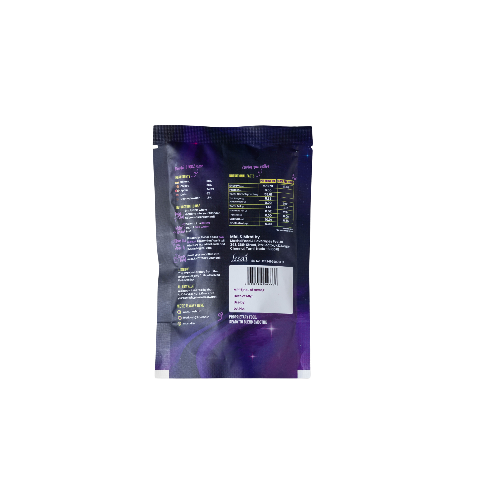 Dark Matter Smoothie Blend