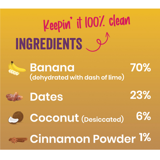 Cinnamon Banana Fruit Bar