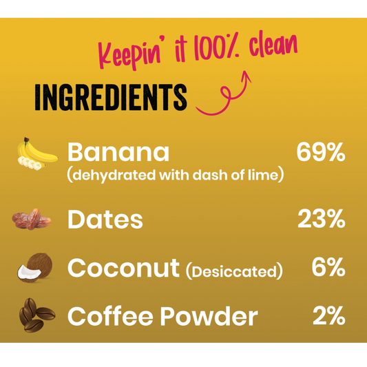 Coffee Banana Fruit Bar