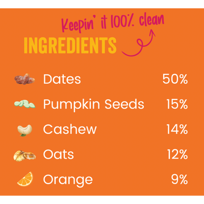 Orange Energy Bar
