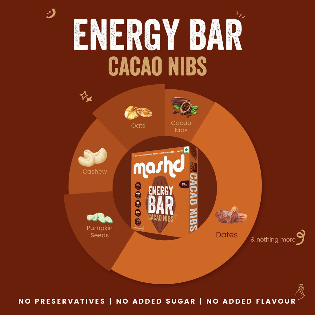 Cacao Nibs Energy Bar